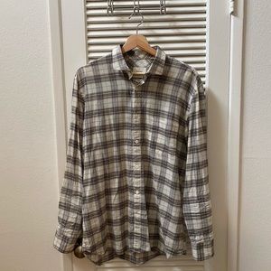 Billy Reid Plaid Button-Down